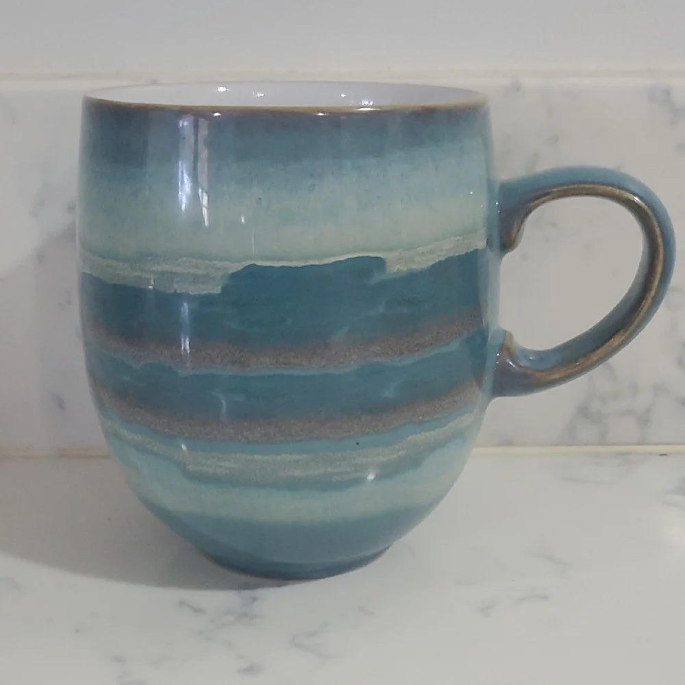 Denby Azure Coast Coffee Cup - Picture 1 of 4